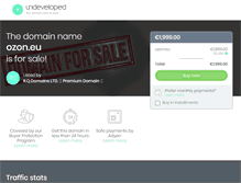 Tablet Screenshot of ozon.eu